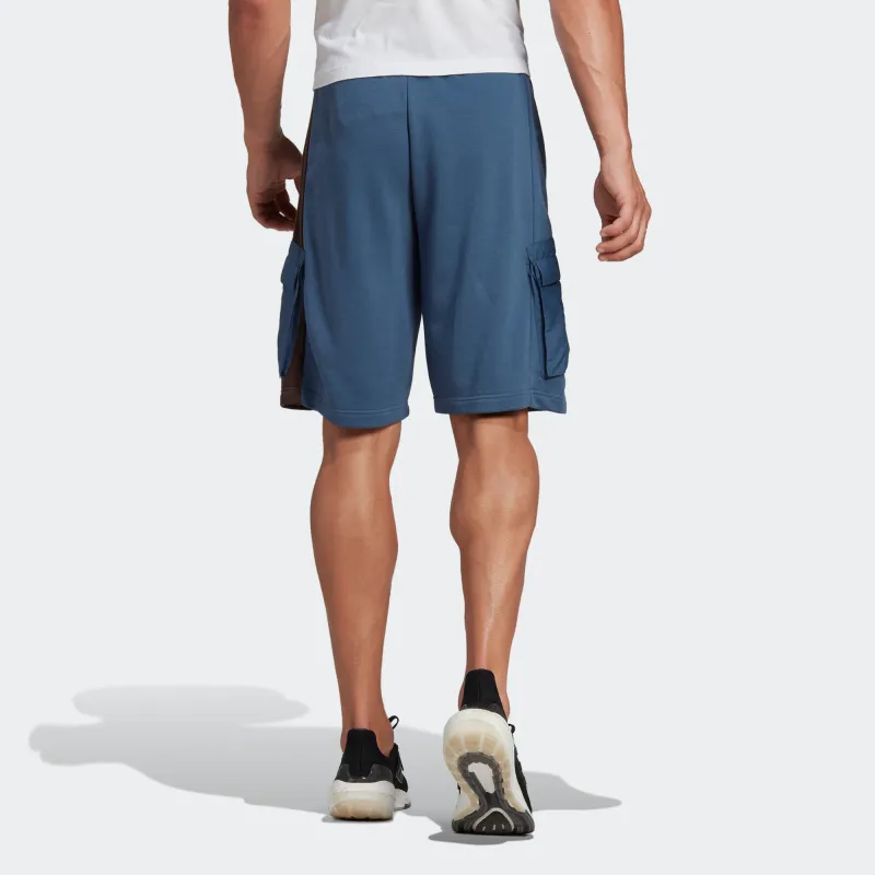 Adidas Casual Shorts Men Blue-2