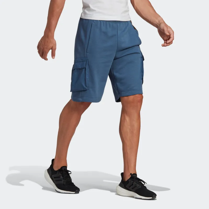 Adidas Casual Shorts Men Blue-3
