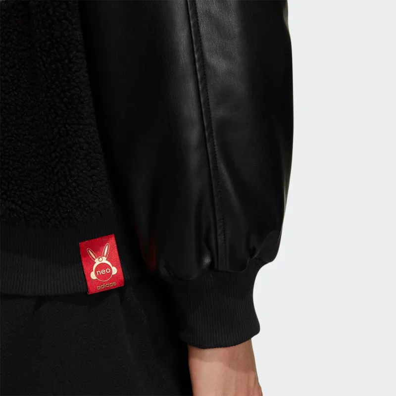 Adidas Neo Velvet Jackets Unisex Black-4