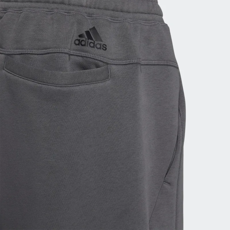 Adidas Knitted Sports Pants Men's Dark Gray-4