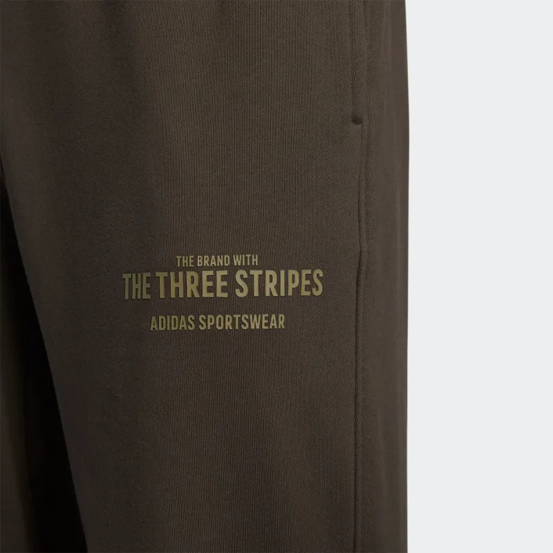 Adidas Knitted Sweatpants Men Dark Olive Green-4