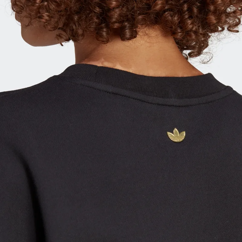 Adidas Originals TREF INFILL SWT Sweatshirt Women's Black-2