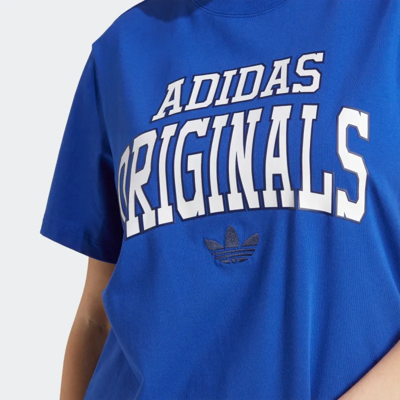 Adidas Originals T Shirt Women's Fluorescent Blue-5