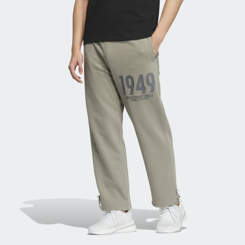 Adidas Knitted Sweatpants Unisex Silver Gray-1