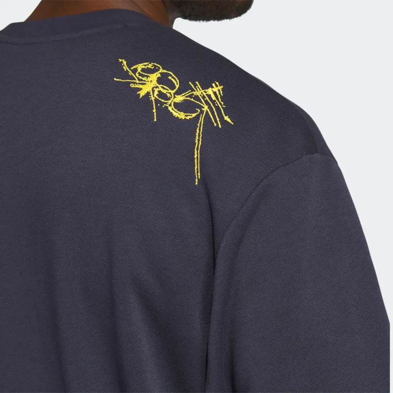Adidas CNY Sweatshirt Men's Dark Navy Blue-4