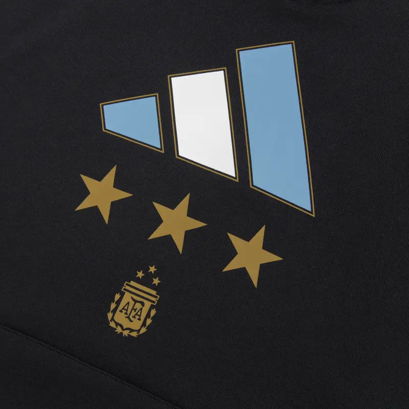 Adidas Argentina Team Sweatshirts Men Black-3