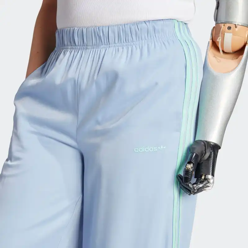 Adidas Knitted Sweatpants Women's Light Blue-3