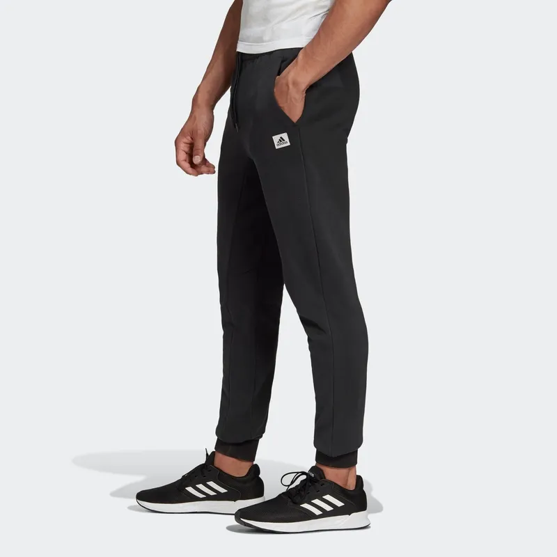 Adidas Knitted Sweatpants Men Black-4