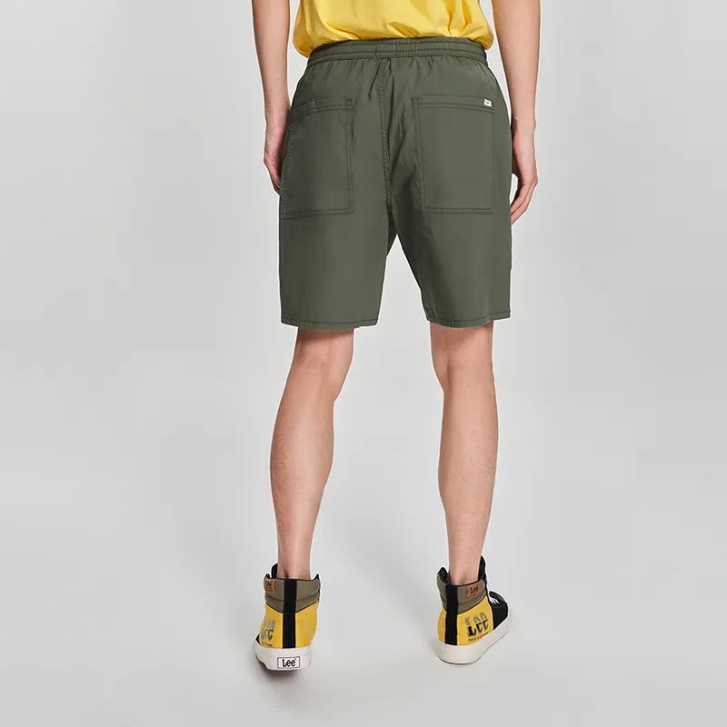 Lee Casual Shorts Men Olive Green-2