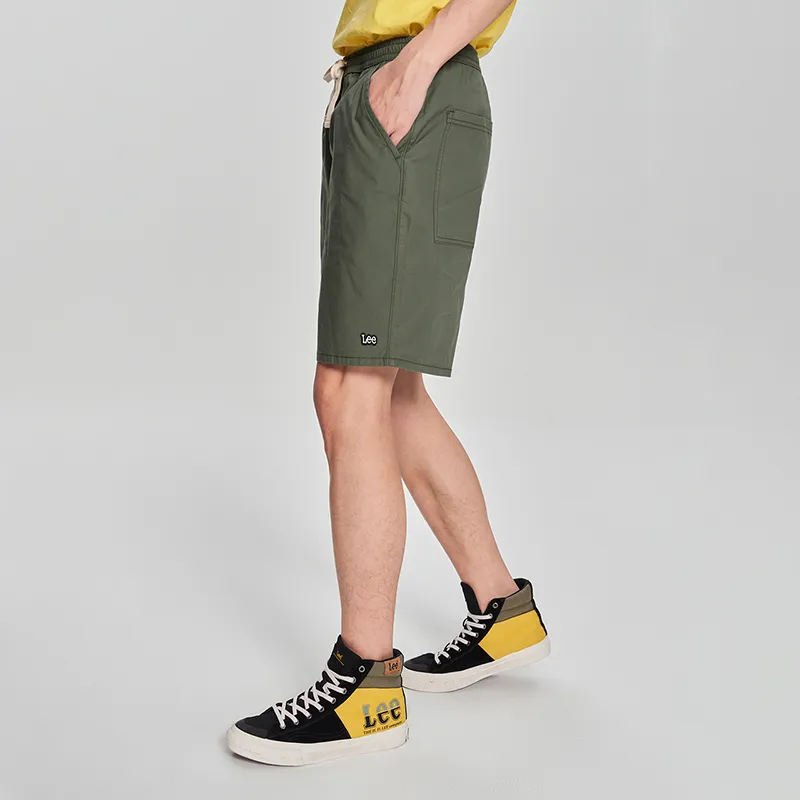 Lee Casual Shorts Men Olive Green-3