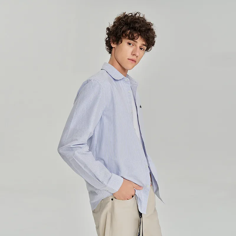 Lee Shirts Men Blue White-3