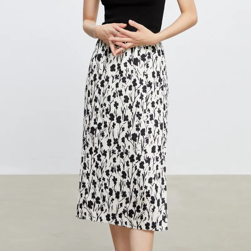 THE SEA LIFE Casual Long Skirts Women's Ice Cream-1