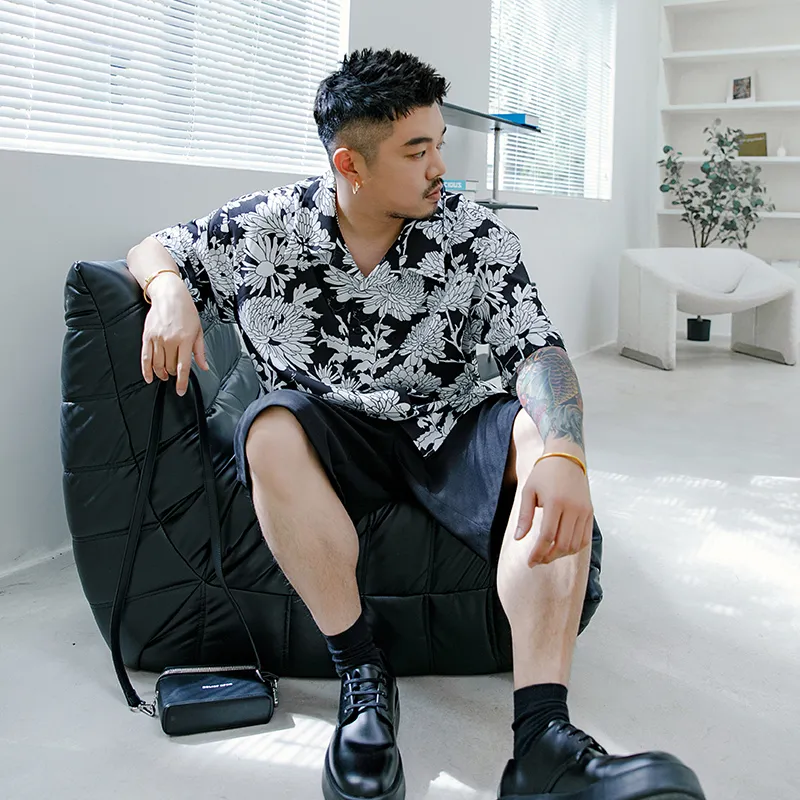 WAYNEXZAVIER Shirts Men Black-2