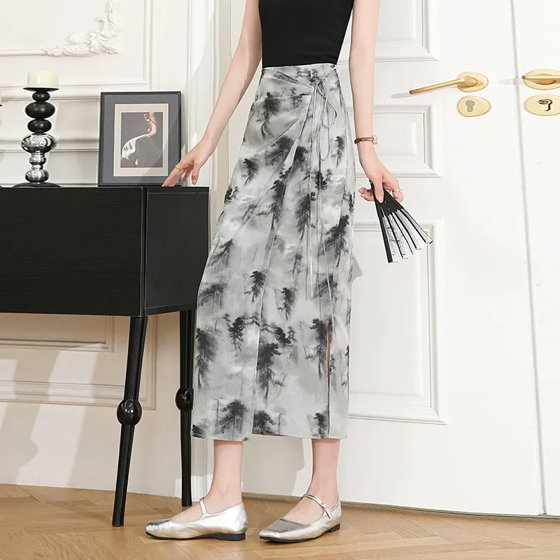 LOUISY AO Casual Long Skirts Women's-10