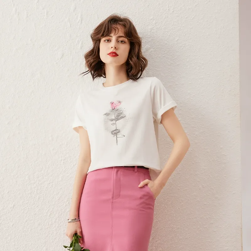 LOUISY AO T Shirt Women's White-3