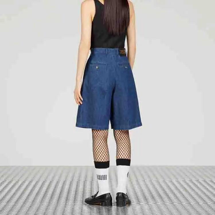 GUCCI Denim Bermuda Shorts-3