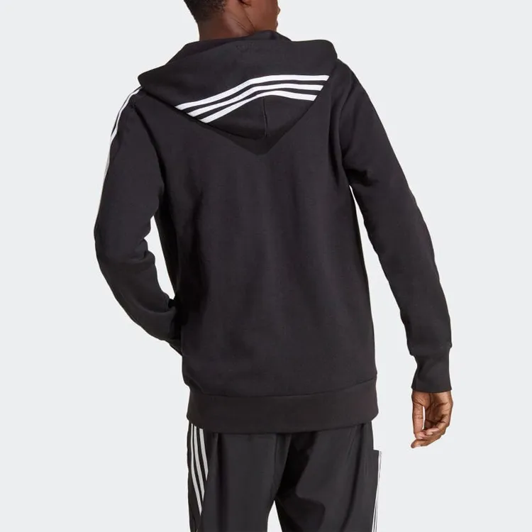 Adidas Essentials French Terry 3 Stripes Full Zip Hoodie-1