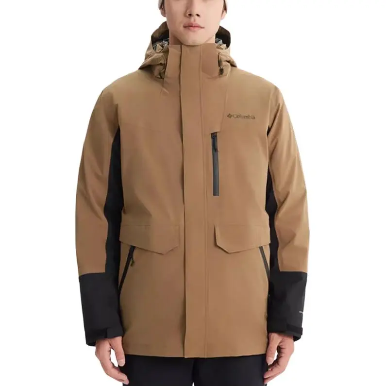 Columbia SOUTH GATE 2 Water Resistant Windproof Warm Heat Reflective Windbreaker Jacket Men's Brown-1