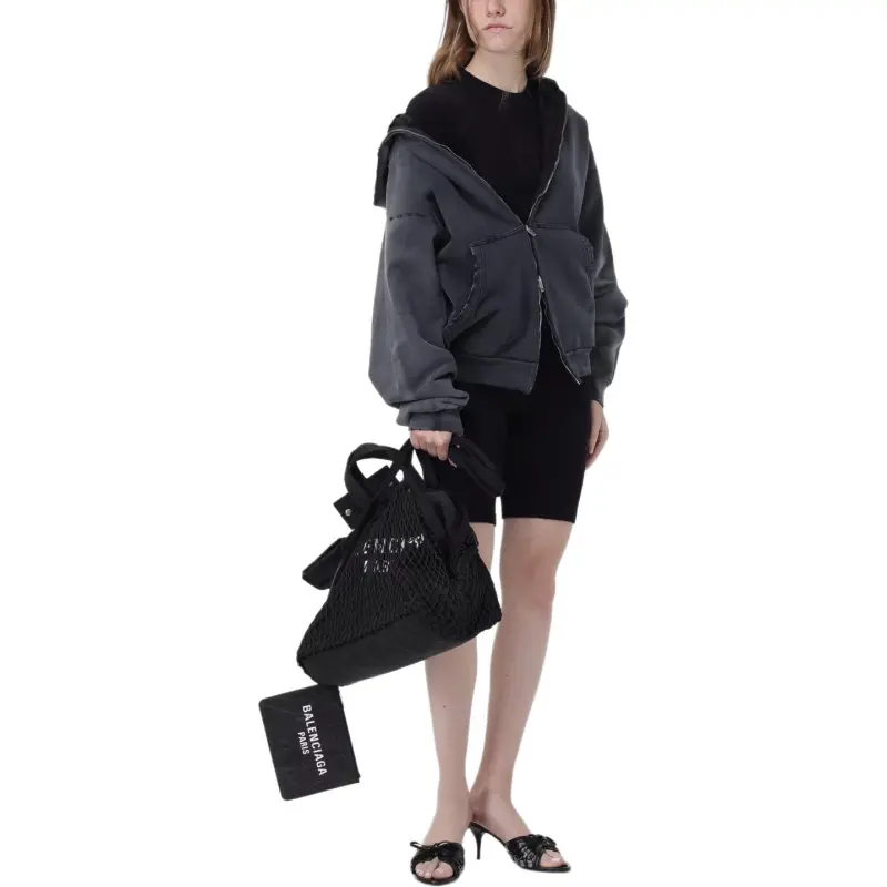 Balenciaga Burning Unity Fitted Knit Top-2