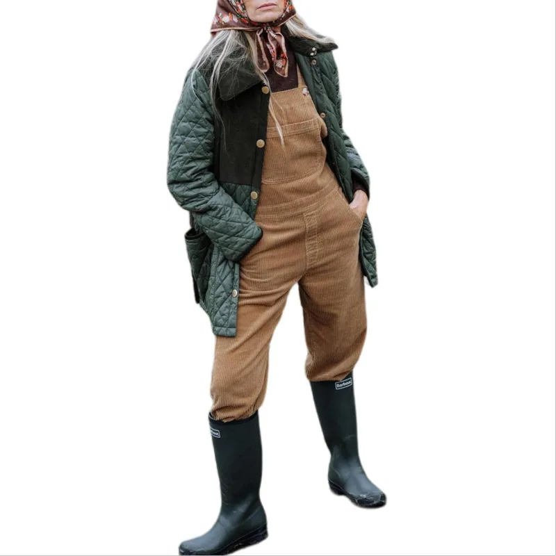 BARBOUR FW24 Puffer Jacket Women's Olive-4