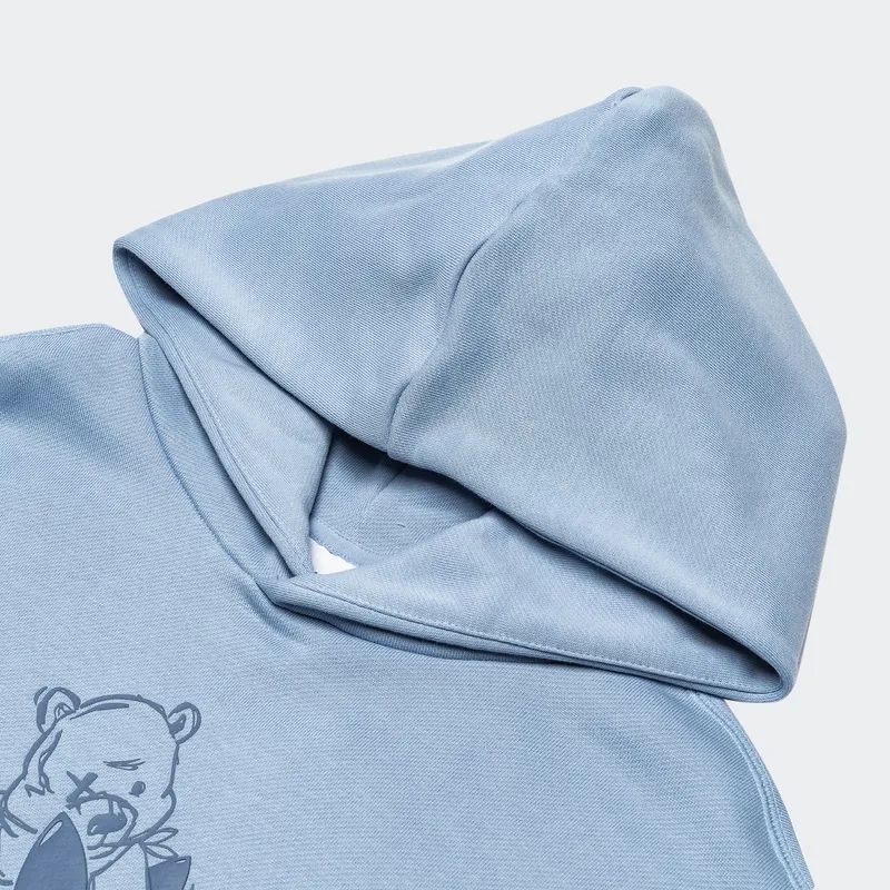 Adidas Originals Cartoon Bear Sweatshirts Unisex Sky Blue-3
