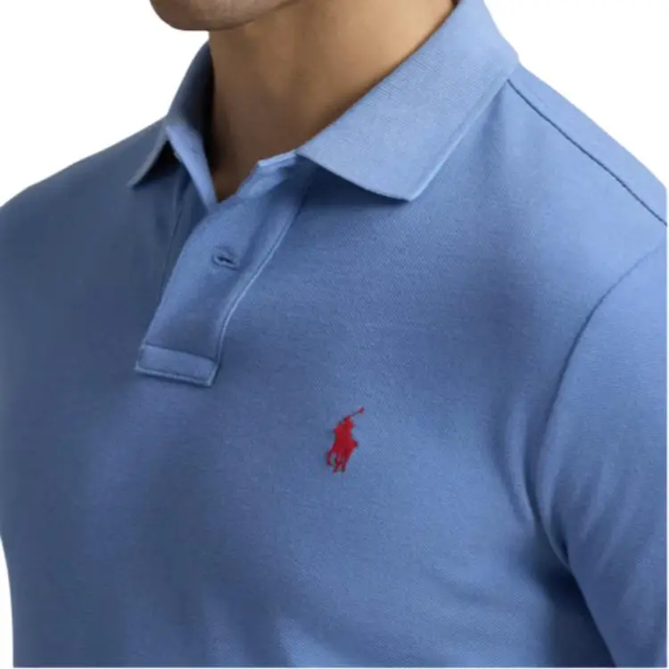 Ralph Lauren Logo Embroidered Straight Hem Polo Shirt-4