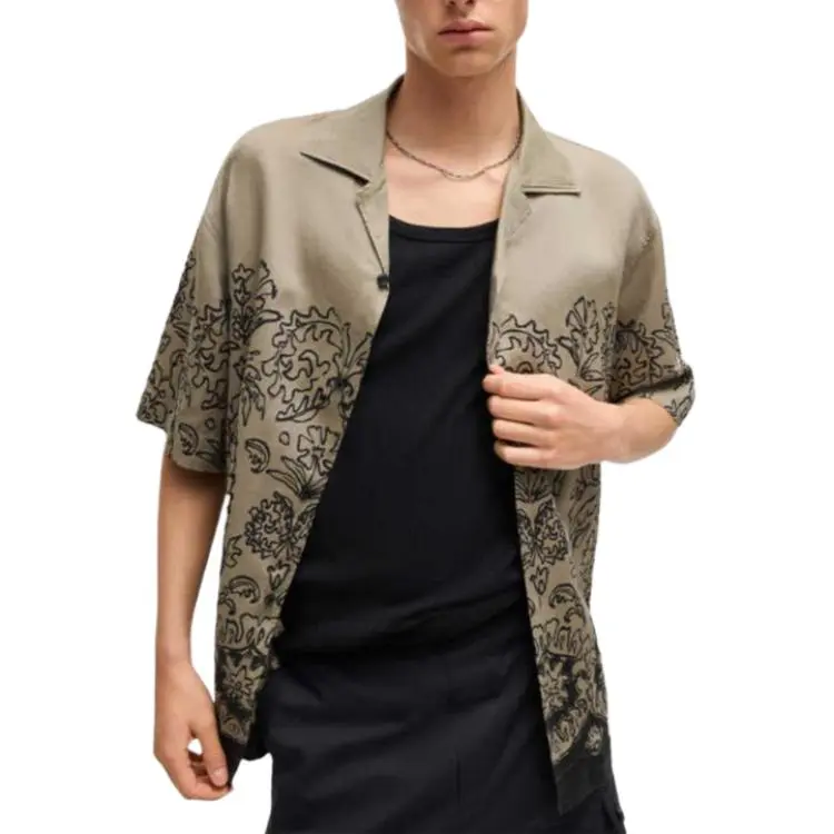 HUGO BOSS SS25 Shirt Men's Light Brown-2