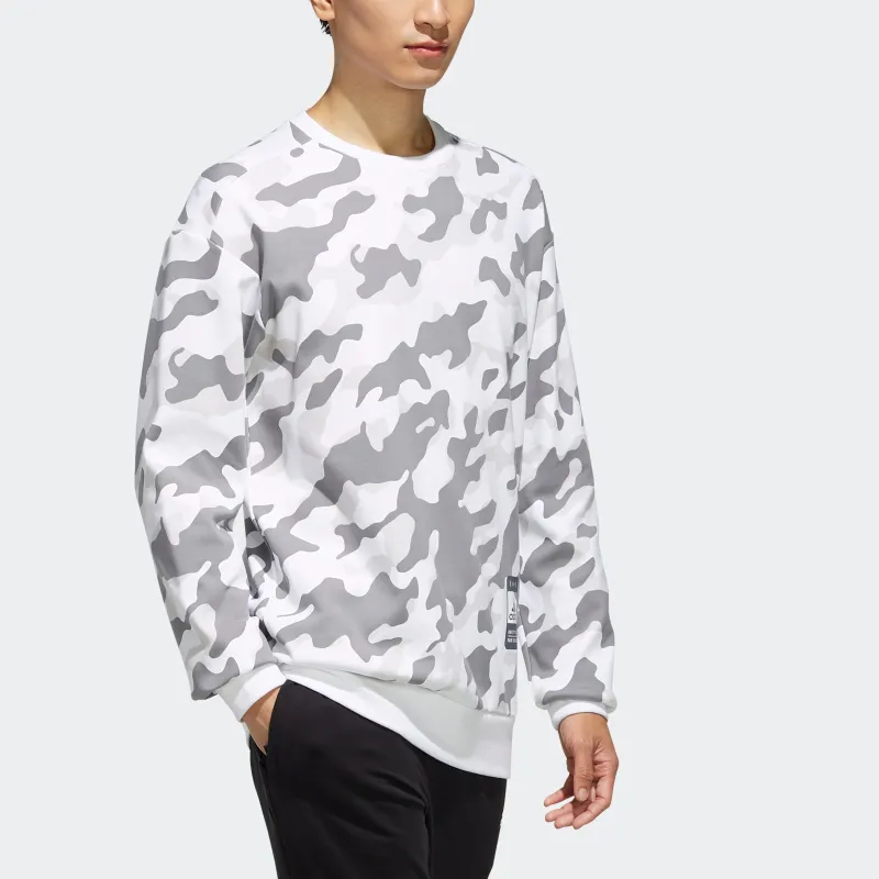 Adidas Sweatshirts Men White-4