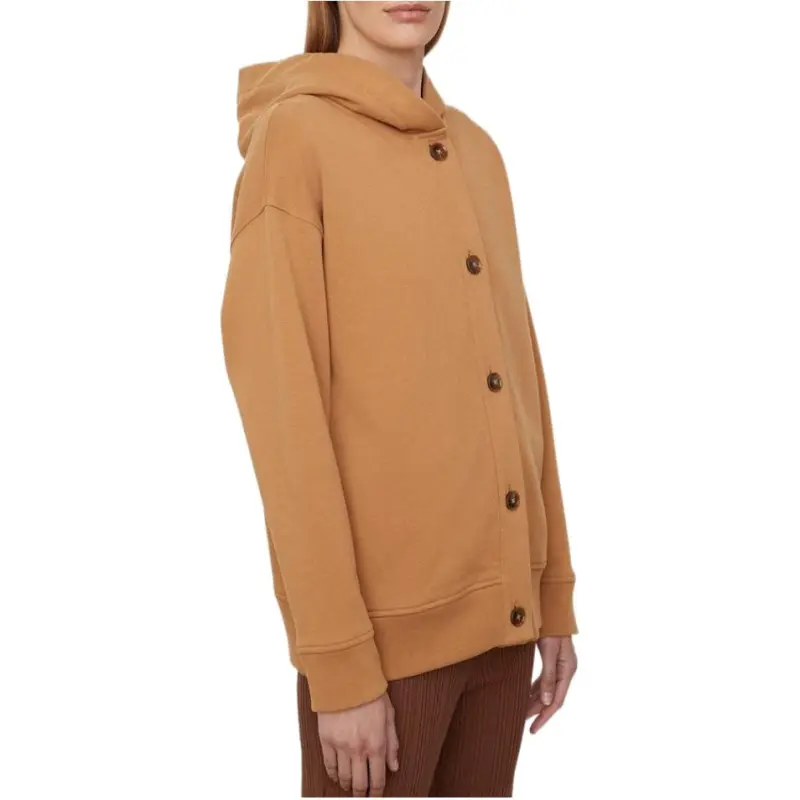 VINCE Button up Cotton Hoodie-2