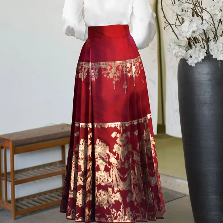 SONDR Skirt Set Women's White+Red-2