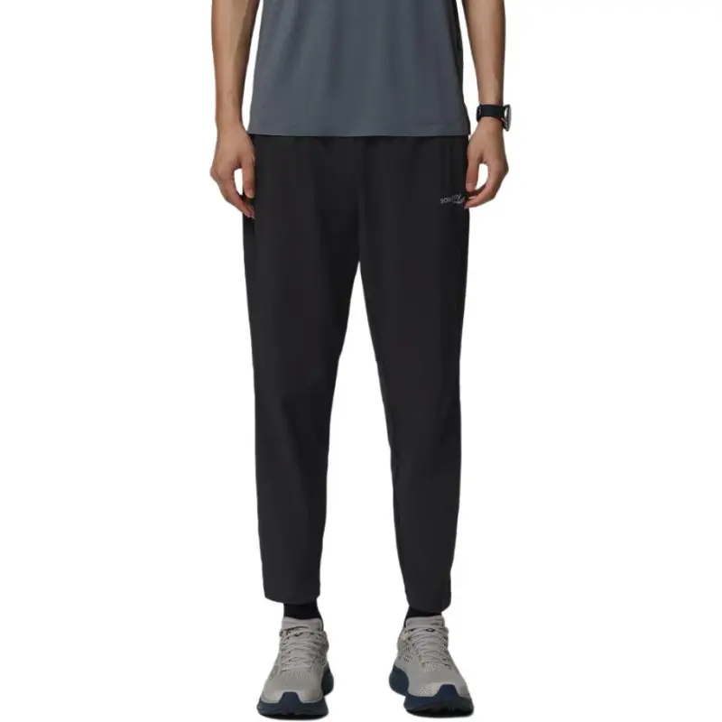 Saucony Knitted Sports Pants Men's Jet Black-2