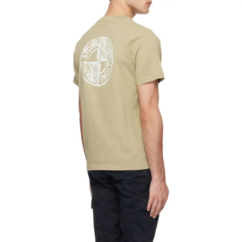 STONE ISLAND Logo Printed Crewneck T Shirt-2