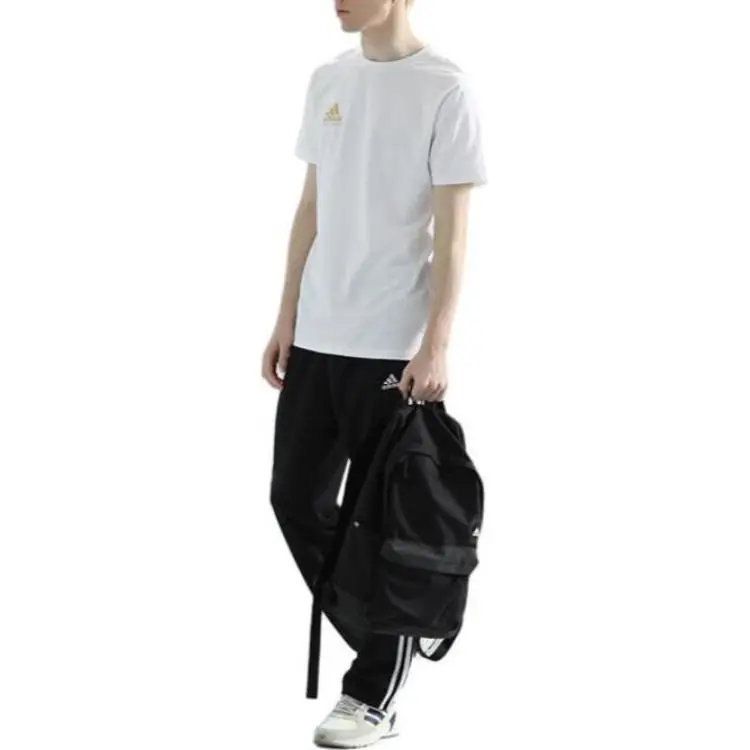 Adidas T Shirts Men White-2