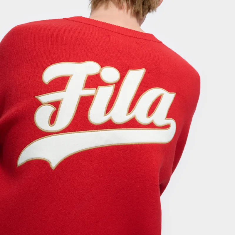 FILA FUSION FW24 Sweater Unisex Red-5