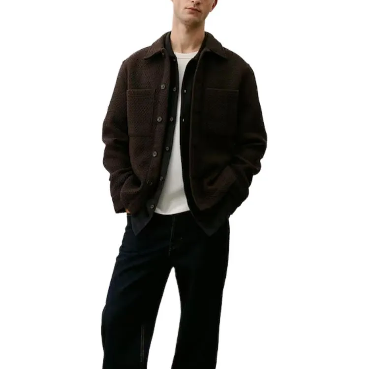 H&M Shirts Men Brown-1