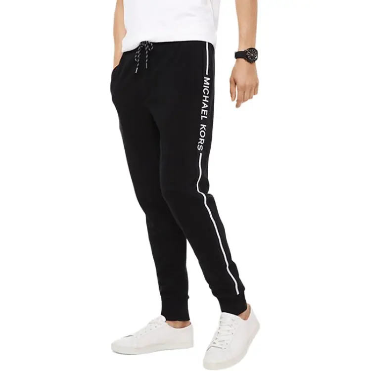 MICHAEL KORS SS23 Knitted Sports Pants Men's Black-2