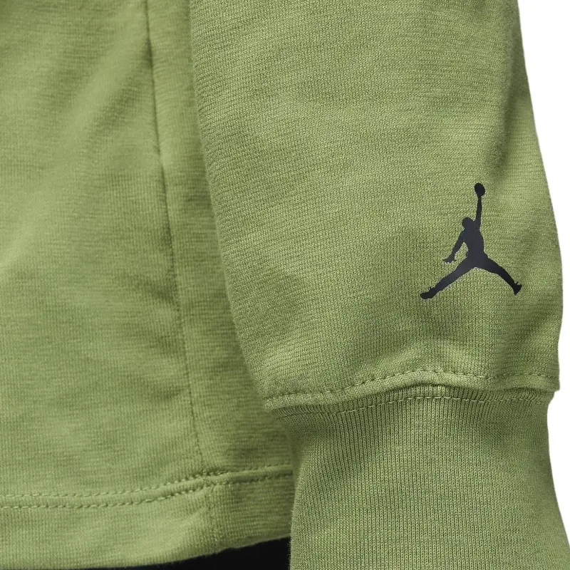 Jordan T Shirts Women's Light Olive-4