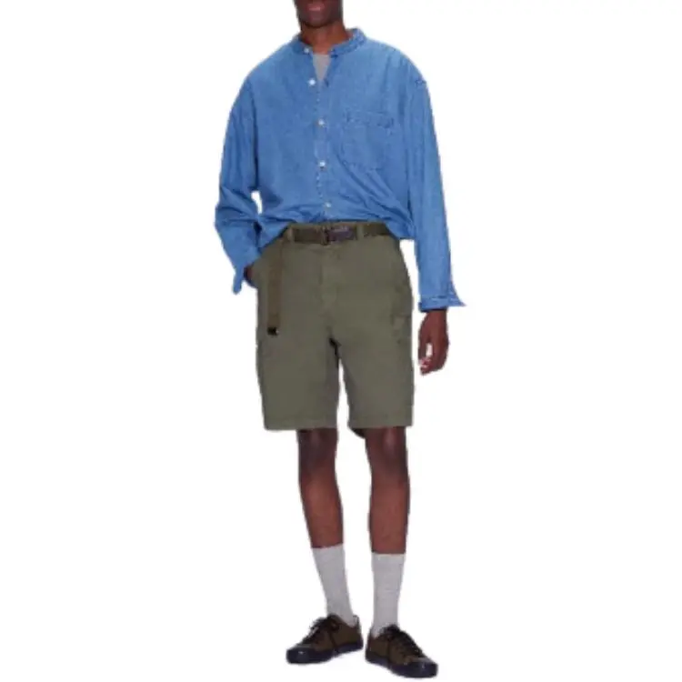 UNIQLO Cargo Shorts Unisex Olive-2