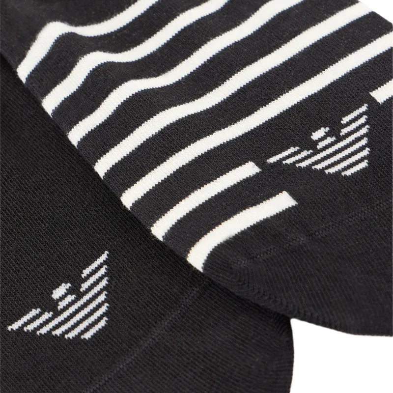 EMPORIO ARMANI No Show Socks Women's 2 Pack-1