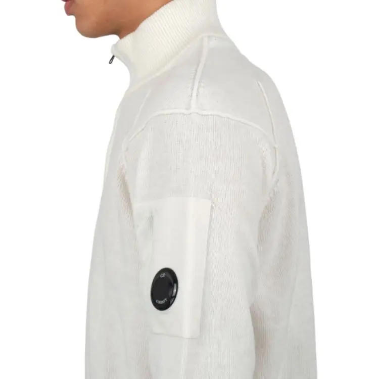 C.P.Company Lens Detailed Half Zipped Jumper-4