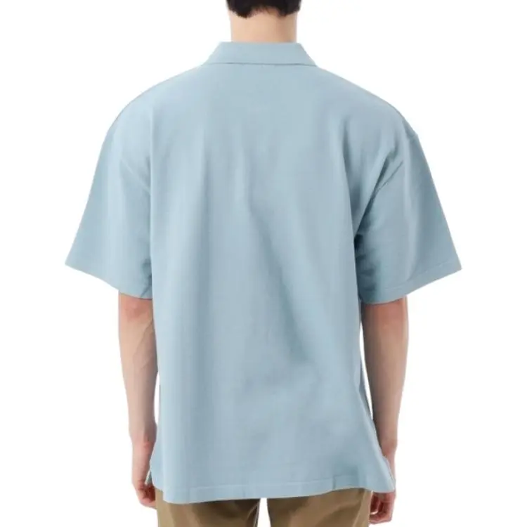 Maison Kitsune Bold Fox Head Patch Oversized Polo Shirt-1