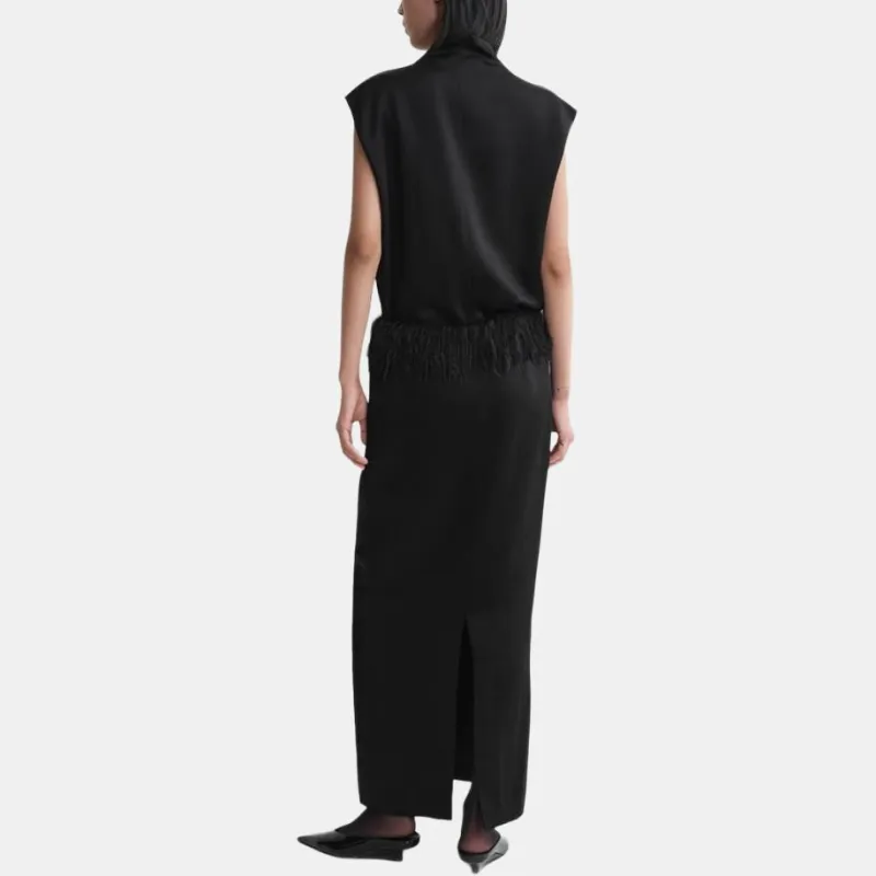 TOTEME Fringed Maxi Skirt-3
