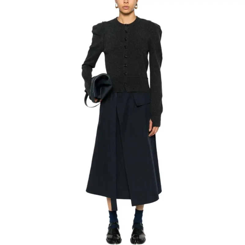 Lemaire Crewneck Knitted Cardigan-2