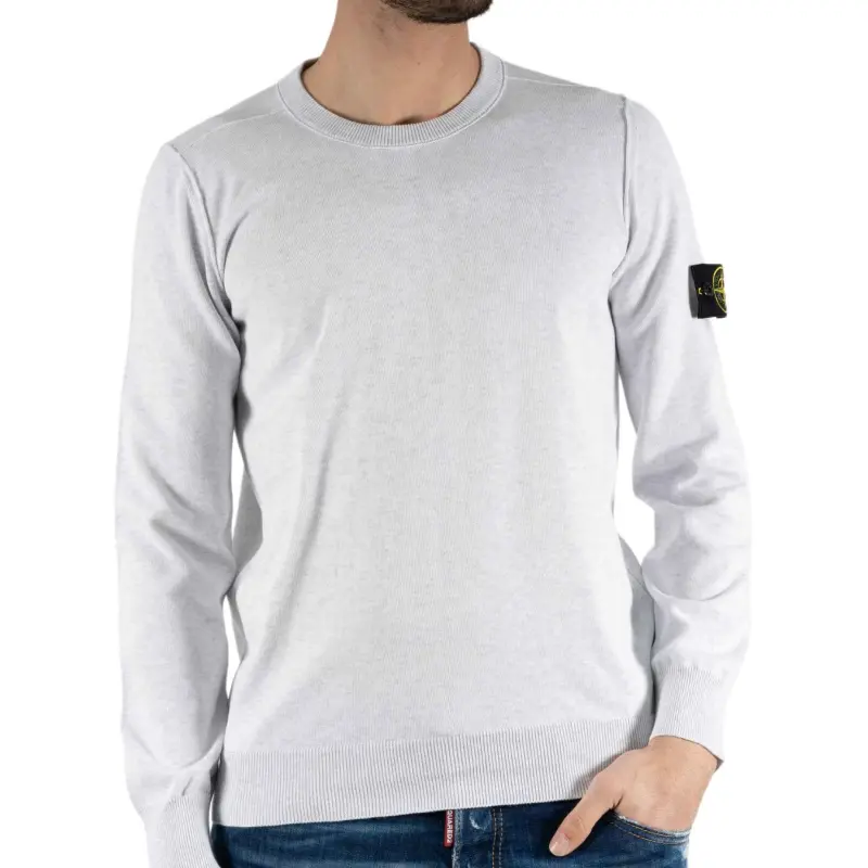 STONE ISLAND Sweatshirts Men Light Gray-2