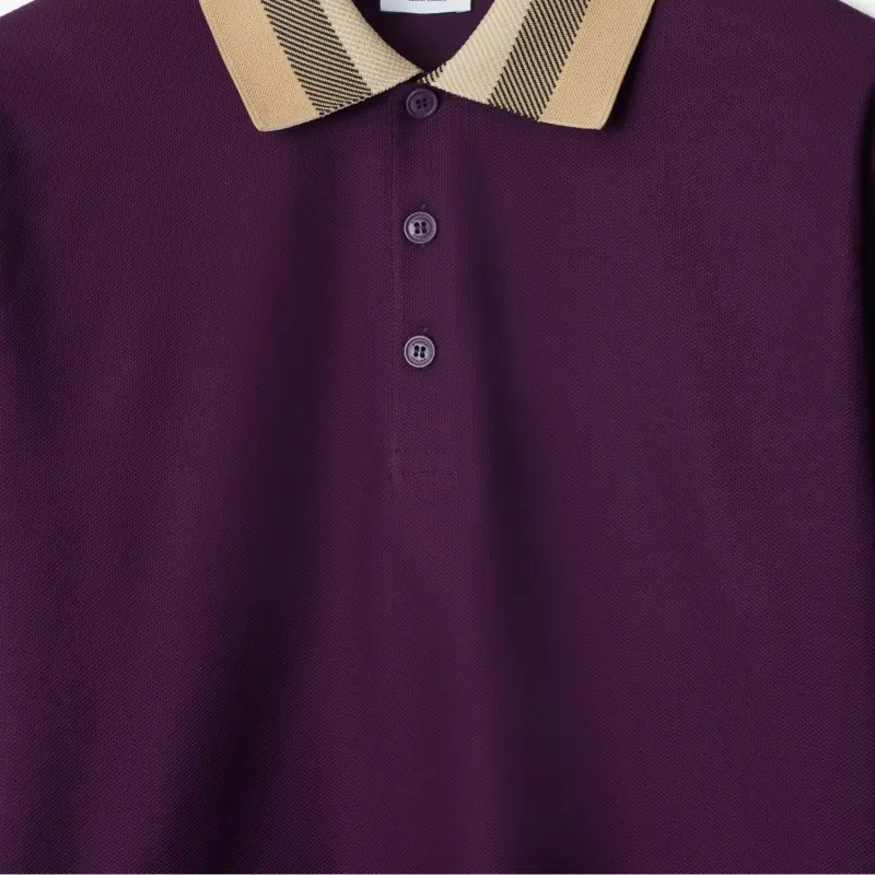 Burberry Polo Shirt Men's Purple-7