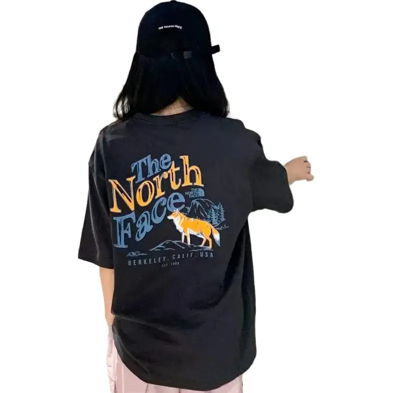 THE NORTH FACE T Shirt Unisex Charcoal Gray-2