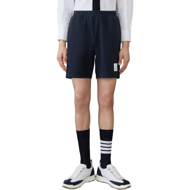 THOM BROWNE Logo Patch Track Shorts-3