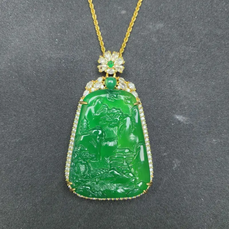 Gifts Jade Necklaces Unisex-2