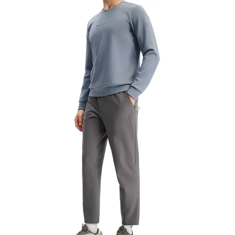 FILA Casual Pants Men's Carbon Mist Gray-3