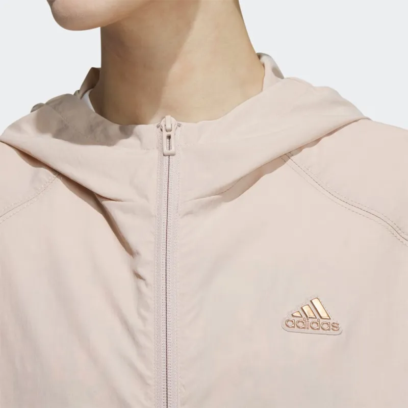 Adidas Jackets Women's Light Gray Brown-4